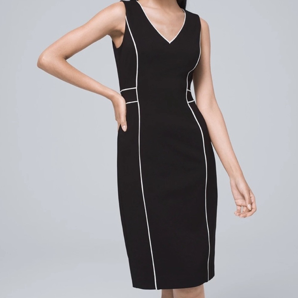 White House Black Market - Piped Sheath Dress (NWT)